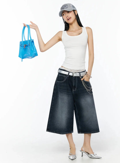 Back Print Jorts IL509