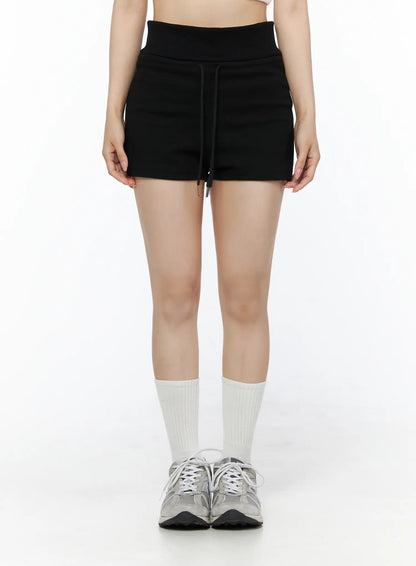 Basic Drawstring Lounge Shorts IU525