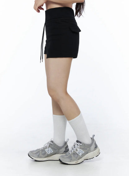 Basic Drawstring Lounge Shorts IU525