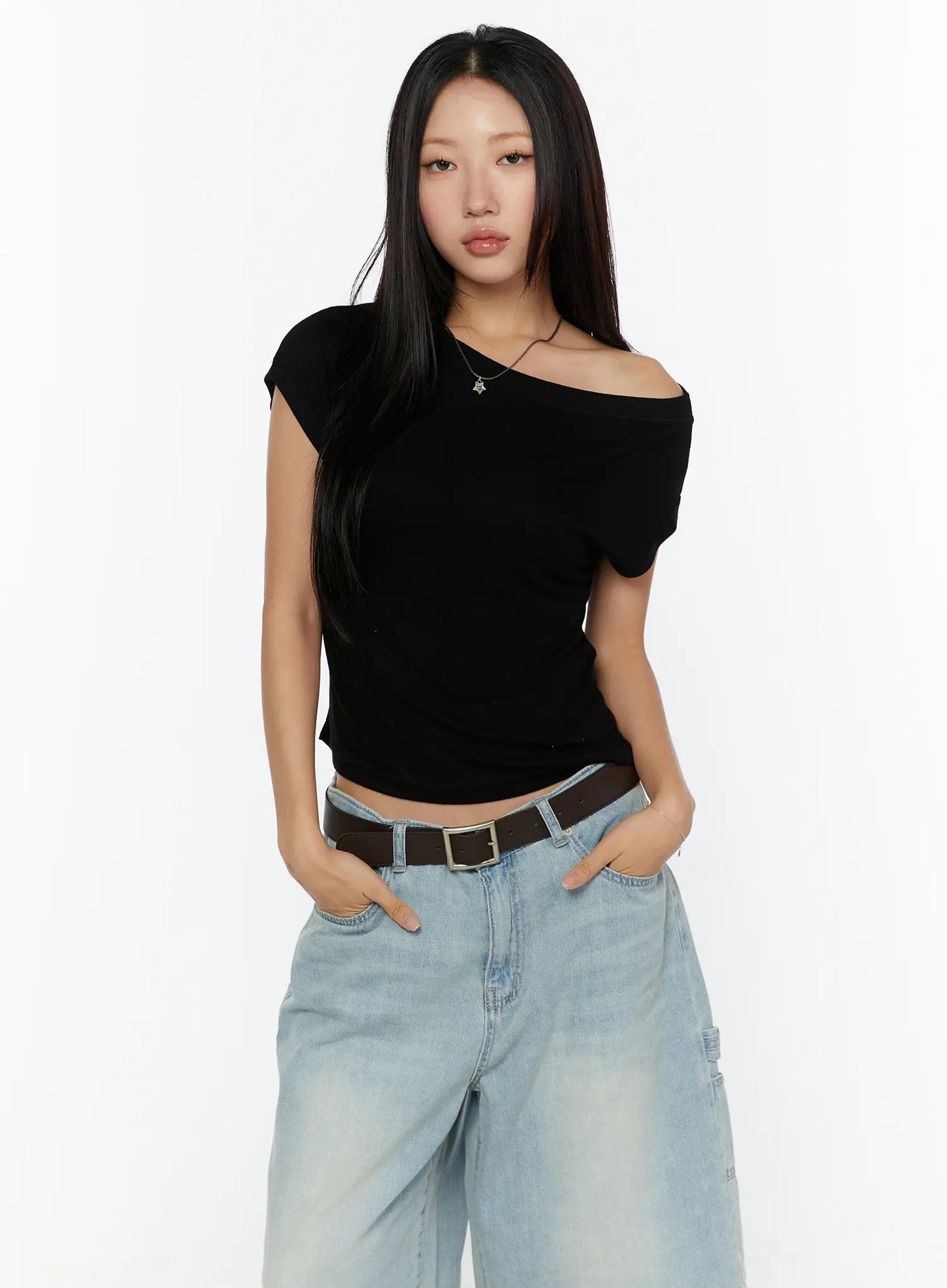 Basic One-Shoulder Top CU529