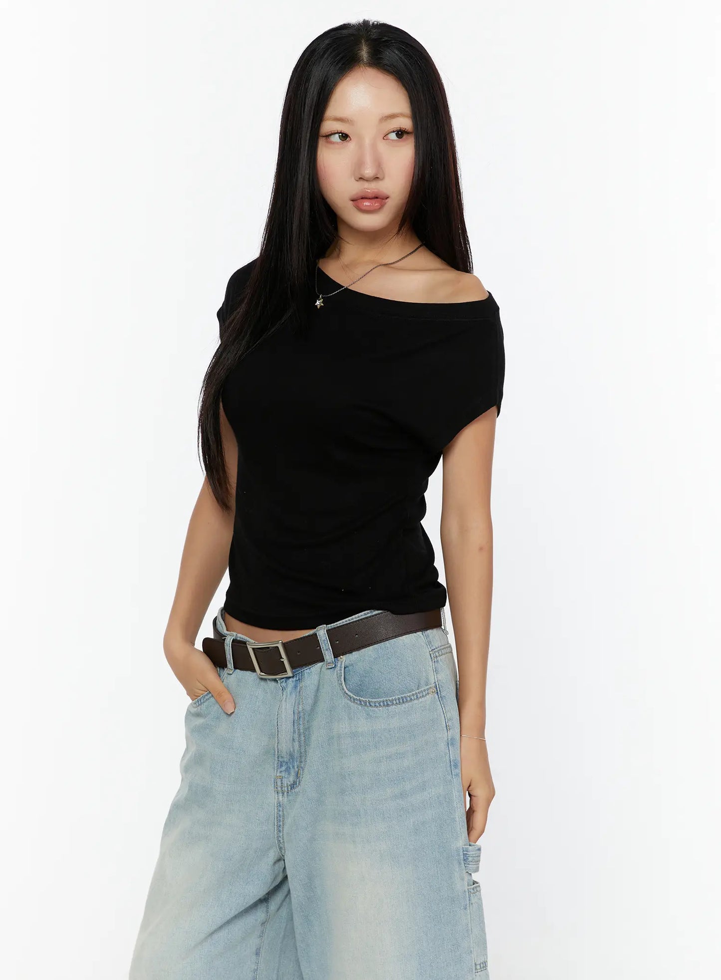 Basic One-Shoulder Top CU529