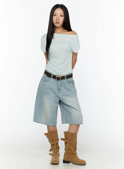 Basic One-Shoulder Top CU529