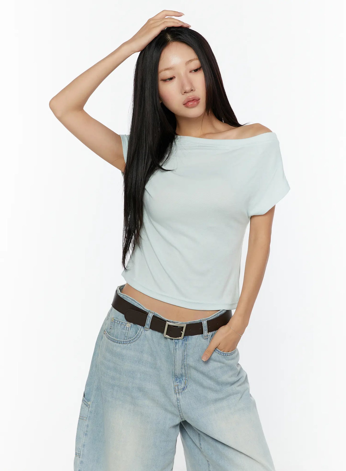 Basic One-Shoulder Top CU529
