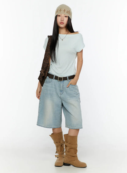 Basic One-Shoulder Top CU529