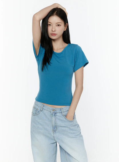 Basic Round Neck Tee IL506