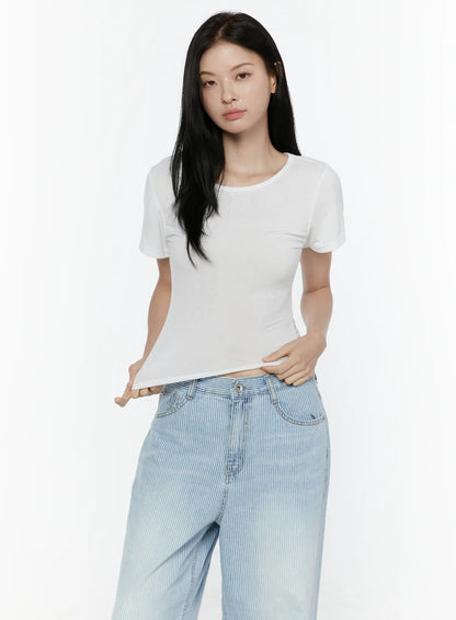 Basic Round Neck Tee IL506