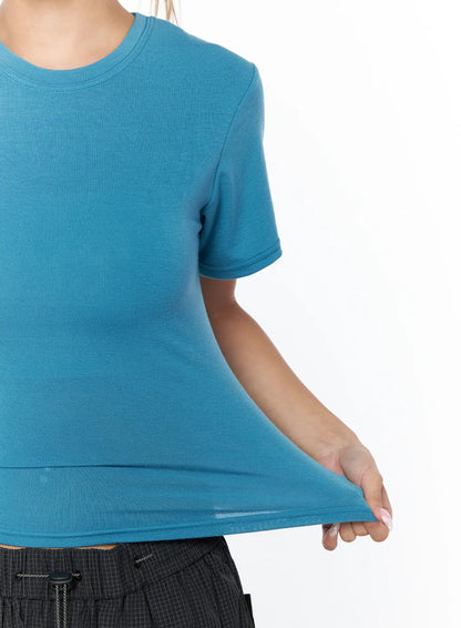 Basic Short Sleeve Top CU523