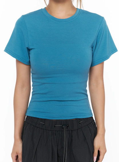 Basic Short Sleeve Top CU523