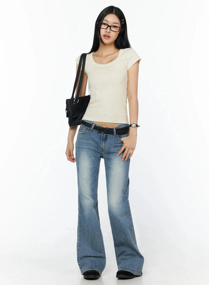 Bay Low Rise Bootcut Jeans IL509