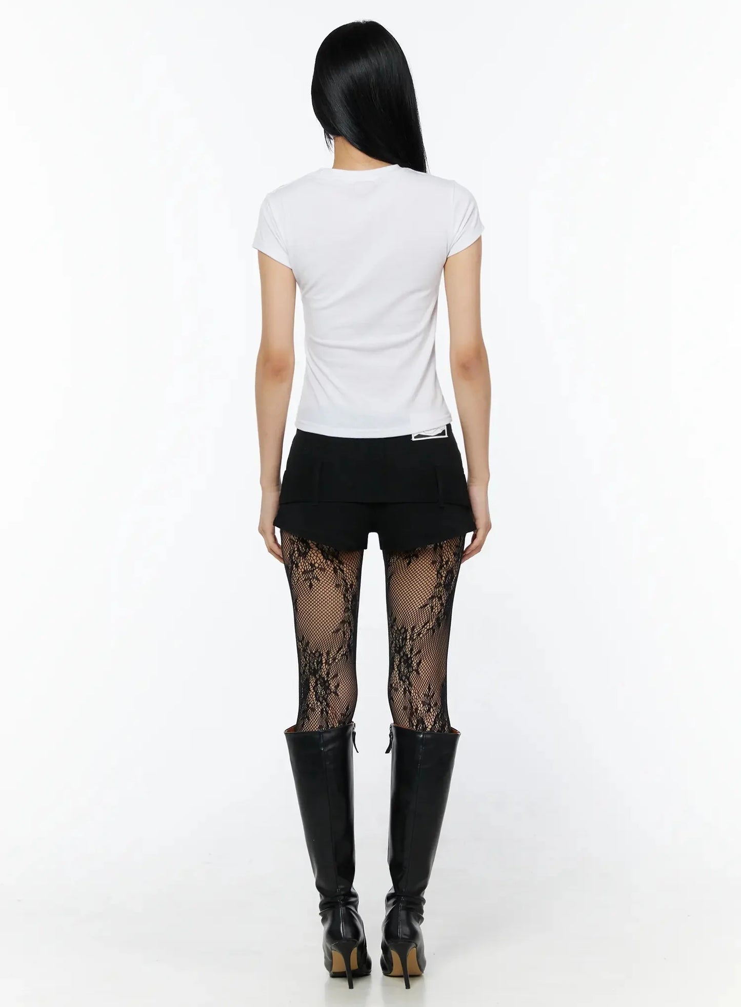 Belt Detail Micro Shorts IL509