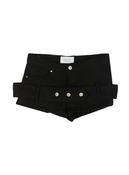 Belt Detail Micro Shorts IL509