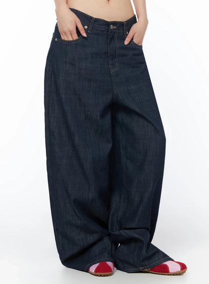 Brinny Vintage Wide-Leg Jeans IU525