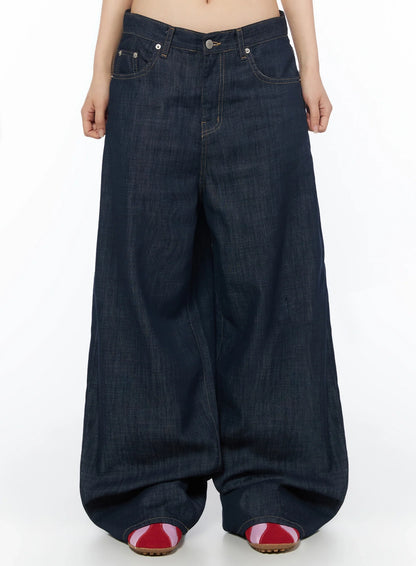 Brinny Vintage Wide-Leg Jeans IU525