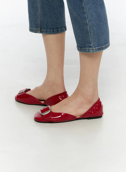 Buckle Detail Flats CU530