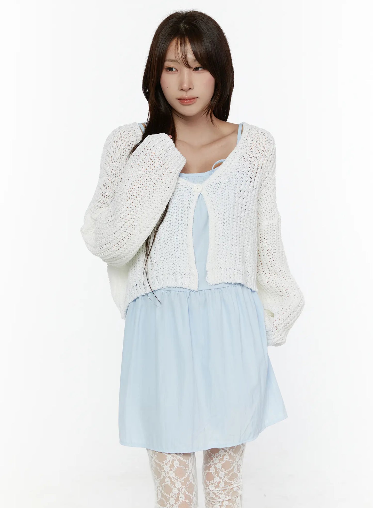 Button Knit Cardigan CL508