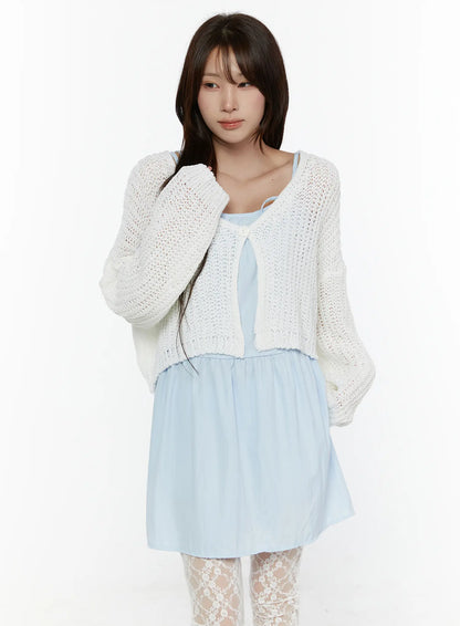 Button Knit Cardigan CL508