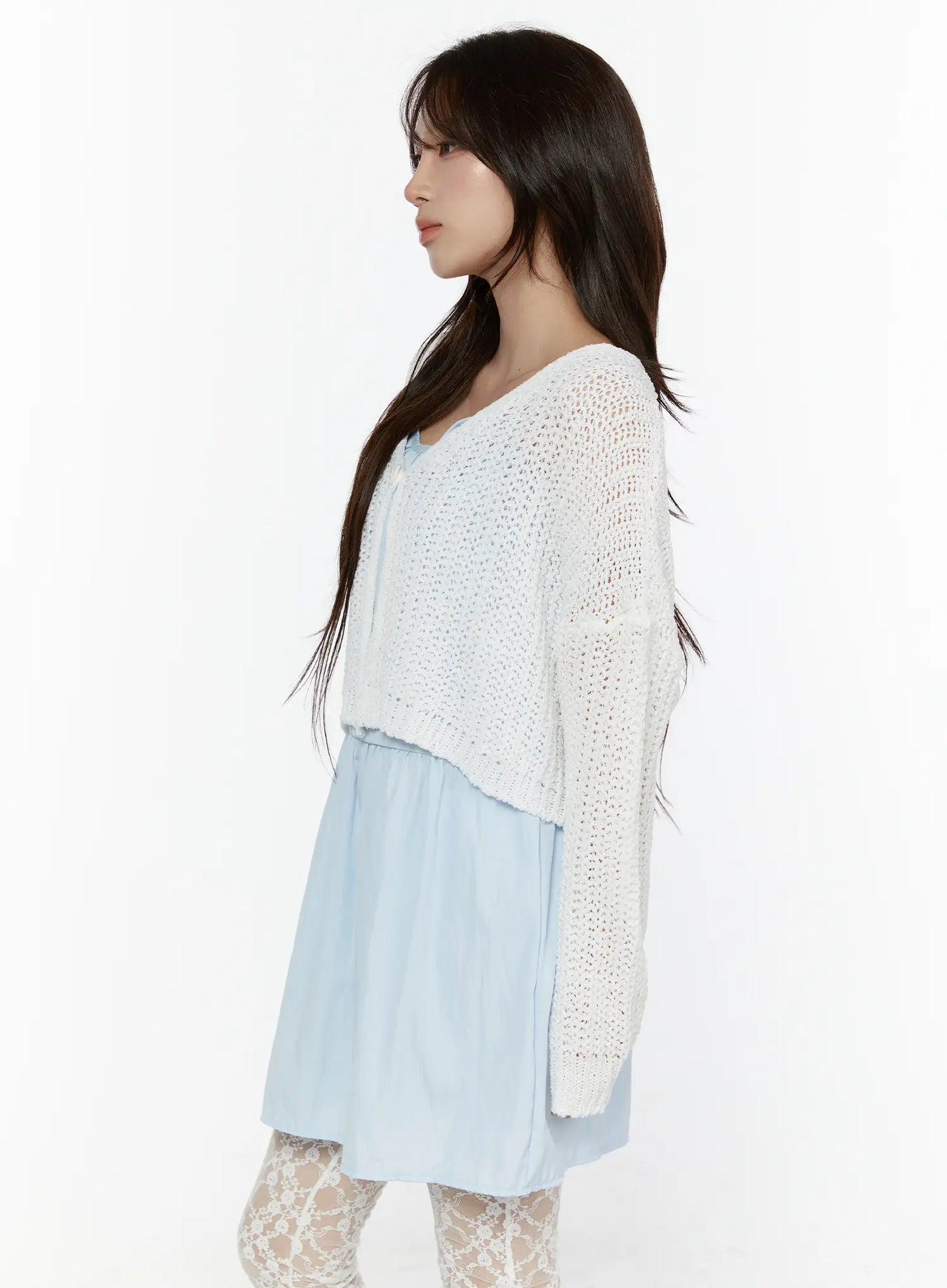 Button Knit Cardigan CL508