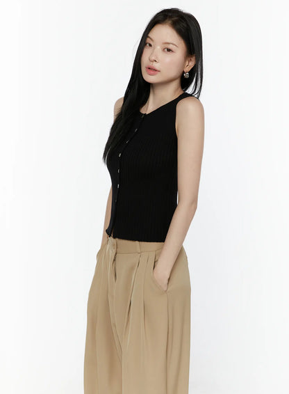 Button-Up Tank Top IL506