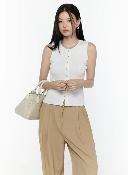 Button-Up Tank Top IL506
