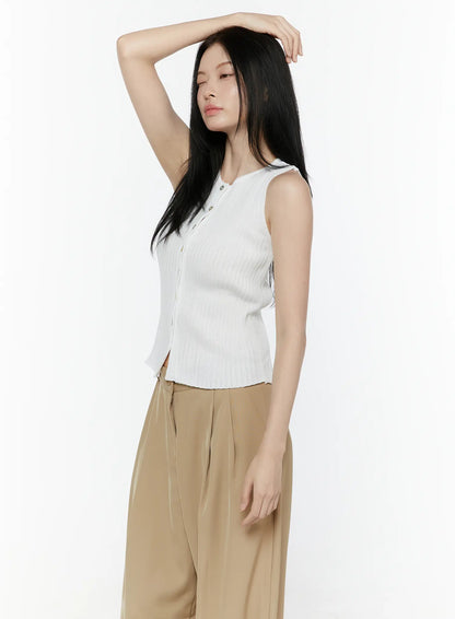 Button-Up Tank Top IL506