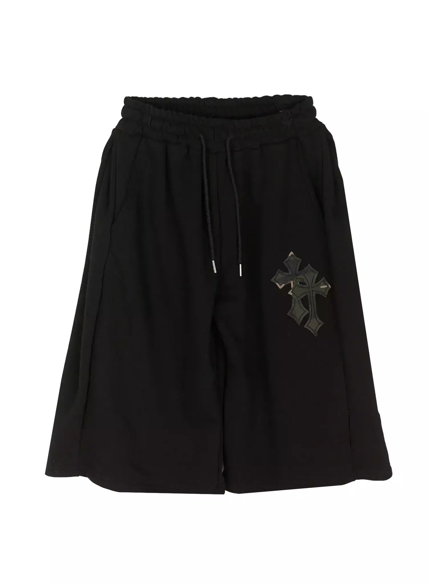 Camo Cross Patch Bermuda Shorts IU524