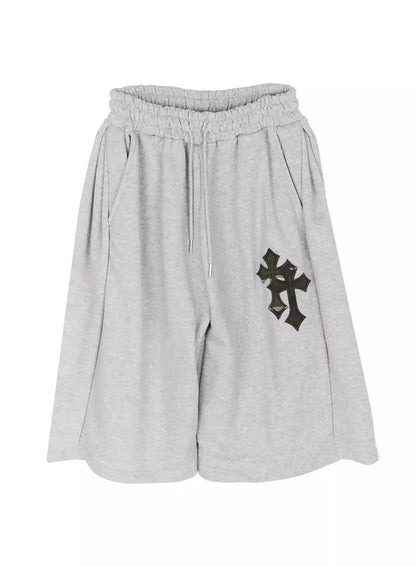 Camo Cross Patch Bermuda Shorts IU524