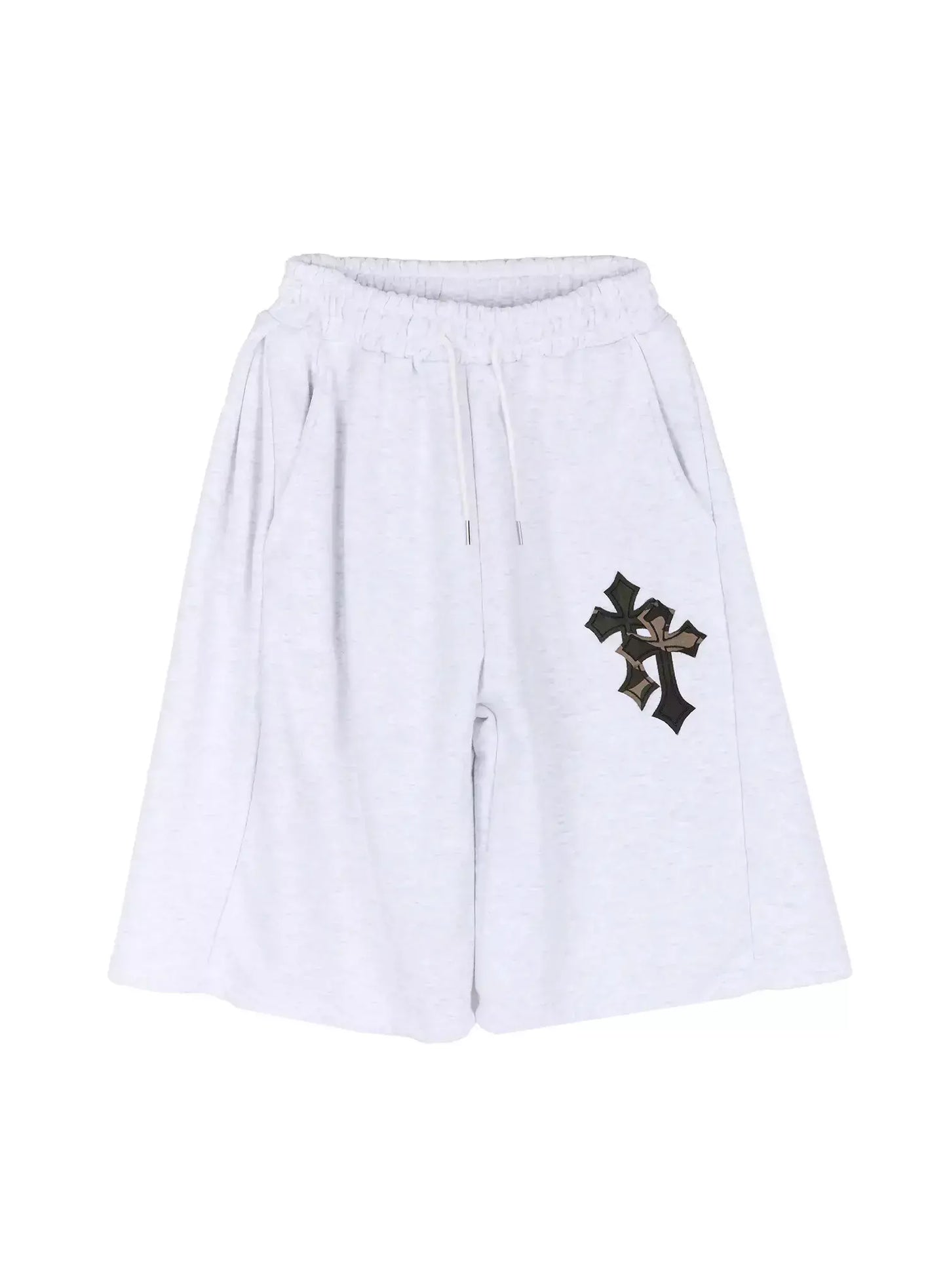 Camo Cross Patch Bermuda Shorts IU524