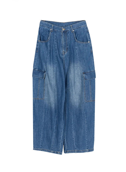 Carla Wide Cargo Jeans IL506
