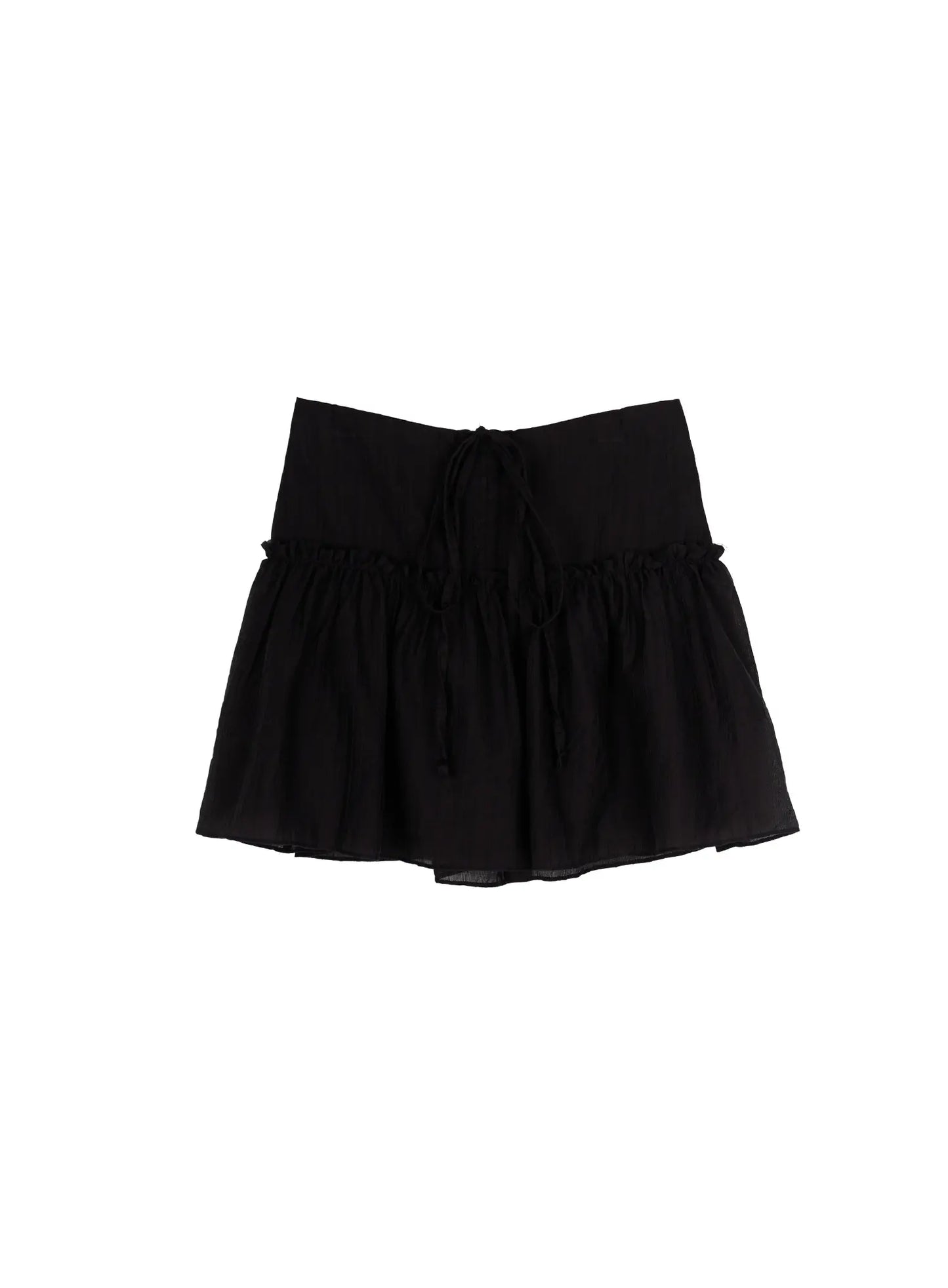 Chiffon Flare Mini Skirt CU526