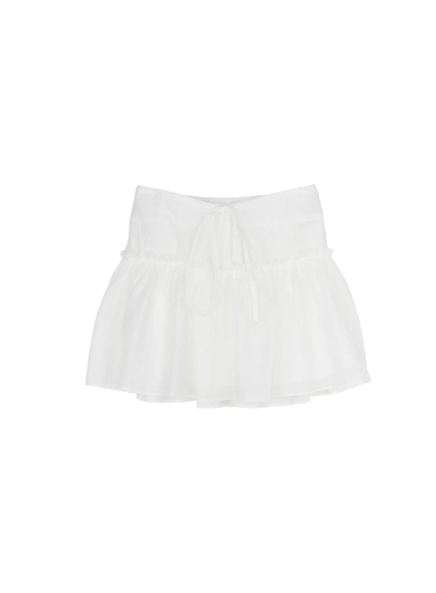Chiffon Flare Mini Skirt CU526