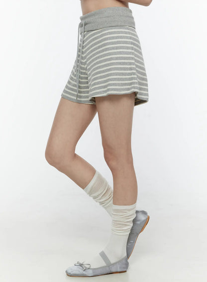Colette Striped Banding Shorts IL506