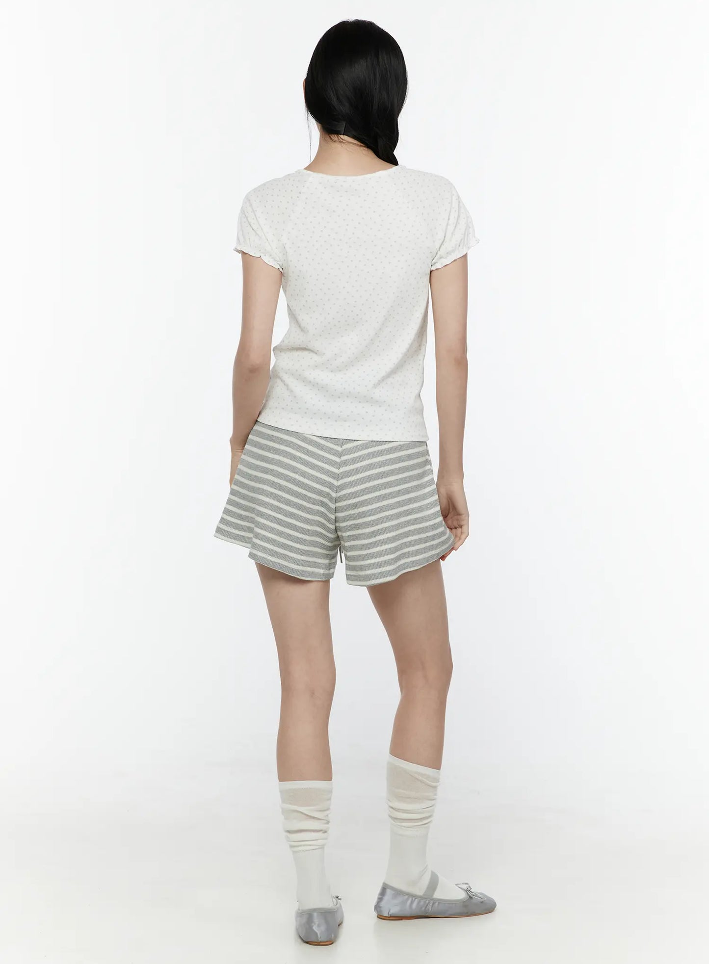 Colette Striped Banding Shorts IL506