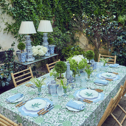 Blue Serena Appliqué Napkins (Set of 4)